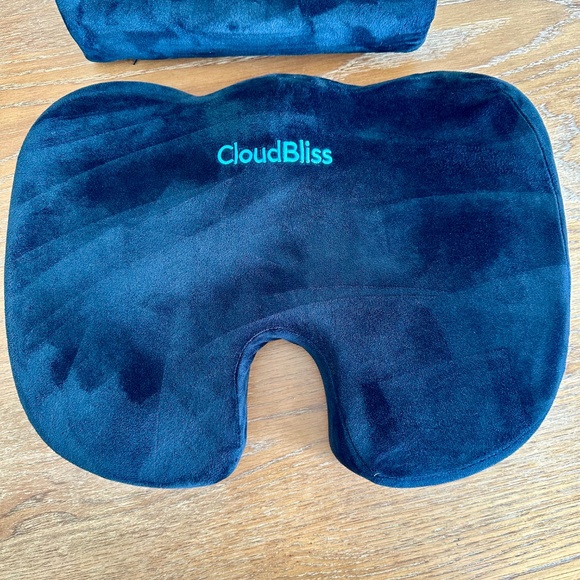 CloudBliss Memory Foam Office Chair Seat Cushion & Lumbar Support - Picture 3 of 4